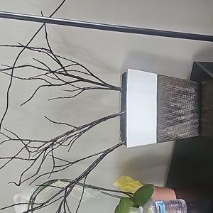 3pcs/set 60 Led Tree Branch Lights Vase Branches With Lights and vase